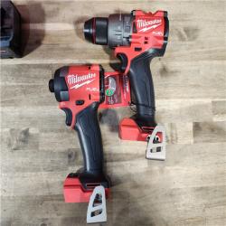 HOUSTON LOCATION - AS-IS (APPEARS LIKE NEW) MILWAUKEE M18 FUEL 18V Lithium-Ion Brushless Cordless Hammer Drill and Impact Driver Combo Kit (2-Tool) with 2 Batteries