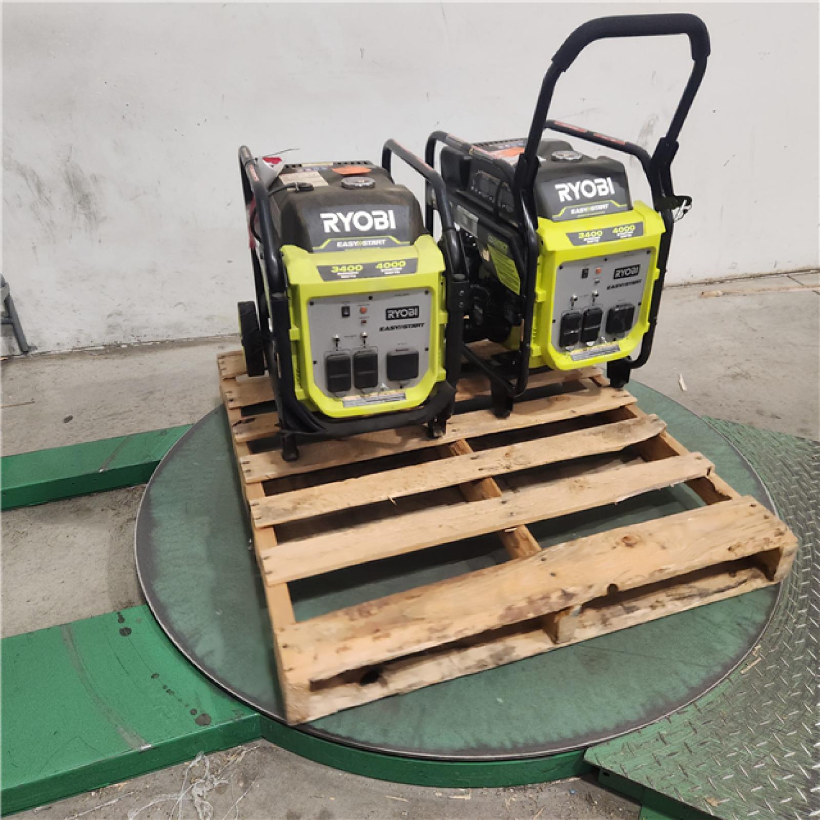 Dallas Location - As-Is RYOBI 4000-Watt Gasoline Portable Generator(Lot Of 2)