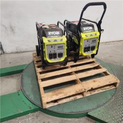 Dallas Location - As-Is RYOBI 4000-Watt Gasoline Portable Generator(Lot Of 2)