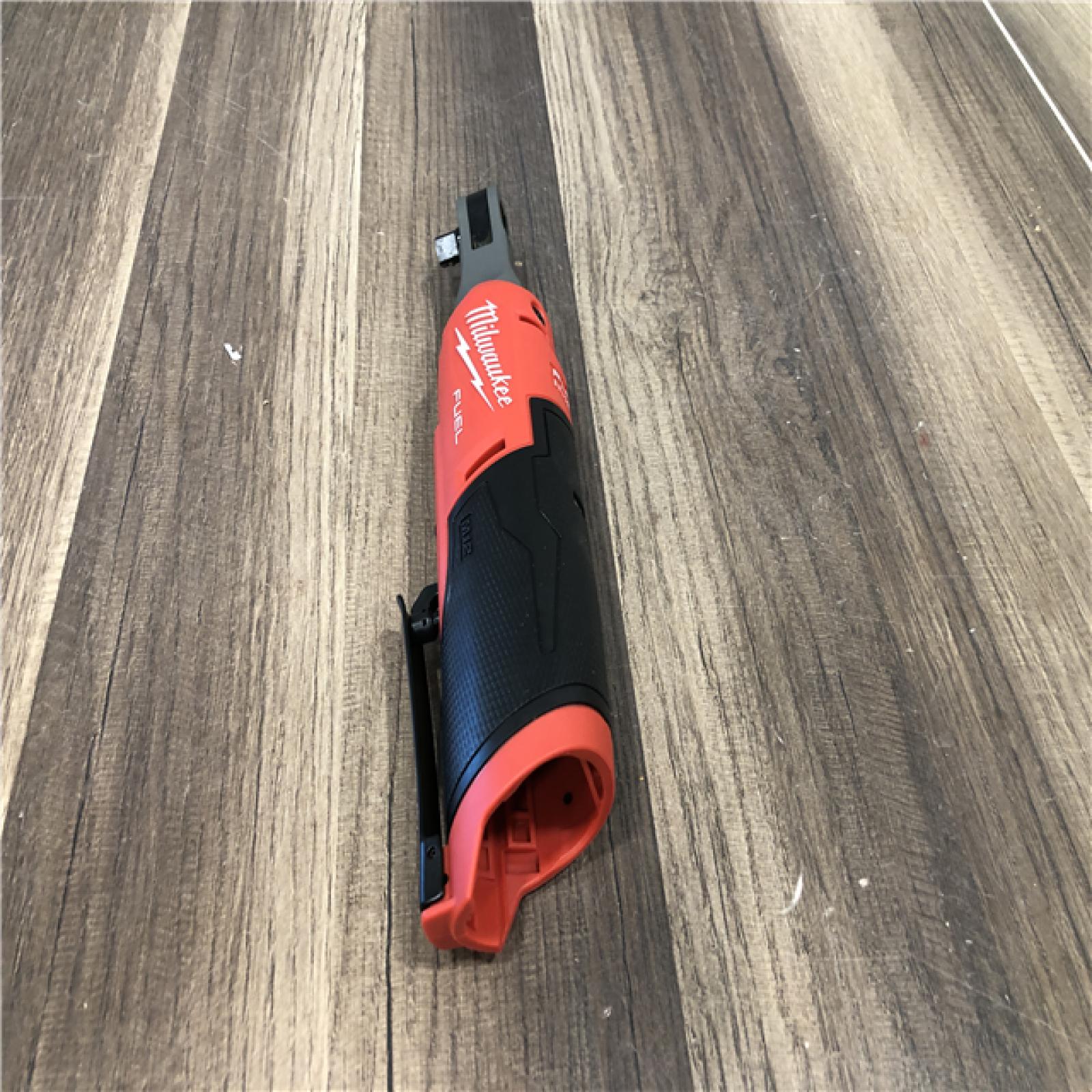 AS-IS Milwaukee FUEL 12-Volt Lithium-Ion Brushless Cordless High Speed 3/8 in. Ratchet (Tool-Only)