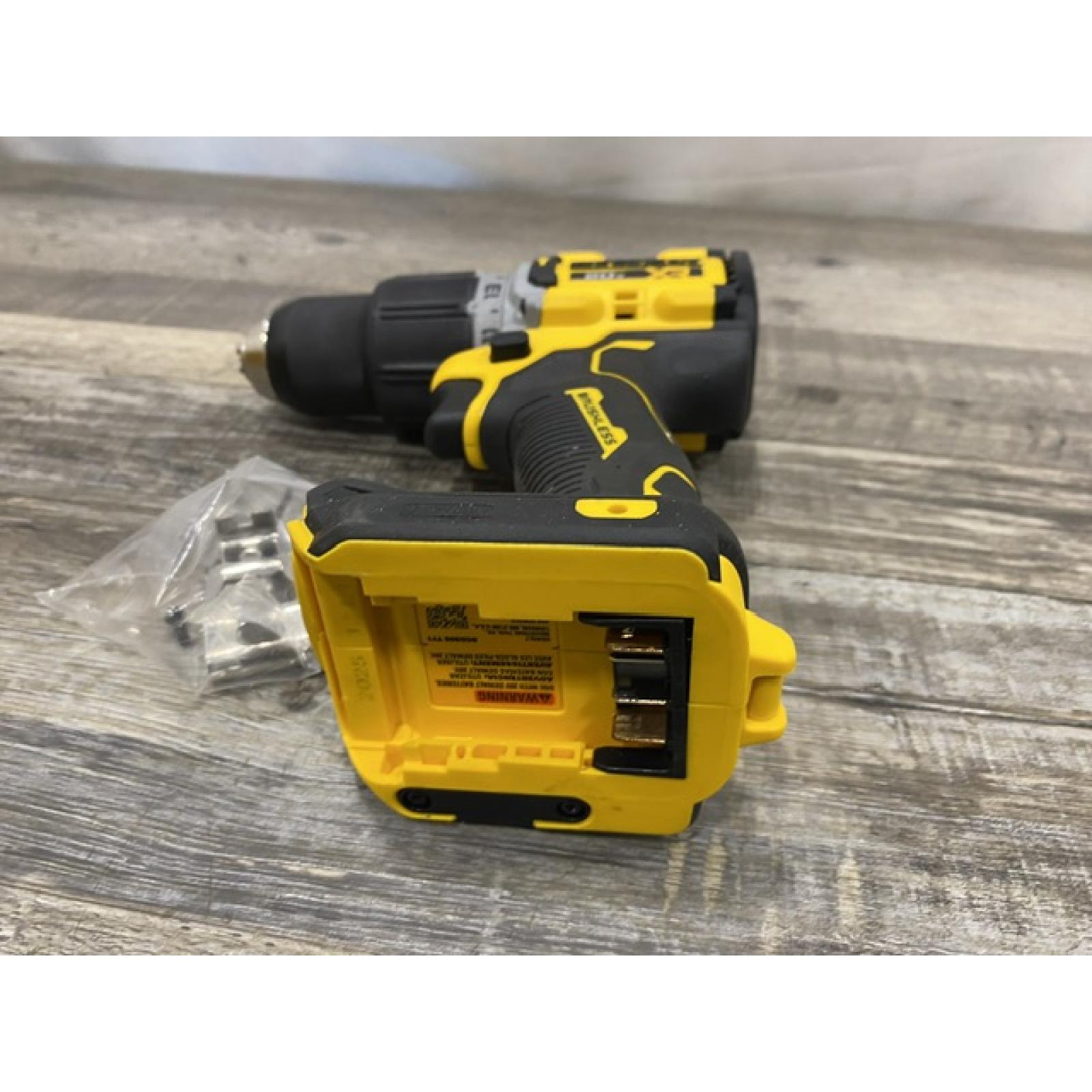 AS-IS DEWALT 20V XR Brushless Cordless 1/2 in. Hammer Drill (Tool-Only)
