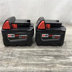 AS-IS Milwaukee 18-Volt Lithium-Ion XC Extended Capacity 5.0 Ah Battery Pack (2-Pack)
