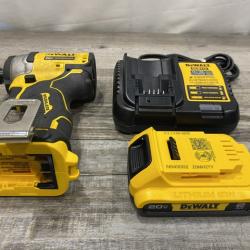 AS-IS DEWALT Atomic 20V Max Lithium-Ion Brushless Cordless Compact 1/4 in. Impact Driver Kit