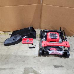 HOUSTON LOCATION - AS-IS M18 FUEL Brushless Cordless 21 in. Walk Behind Dual Battery Self-Propelled Mower W/ Rapid Charger