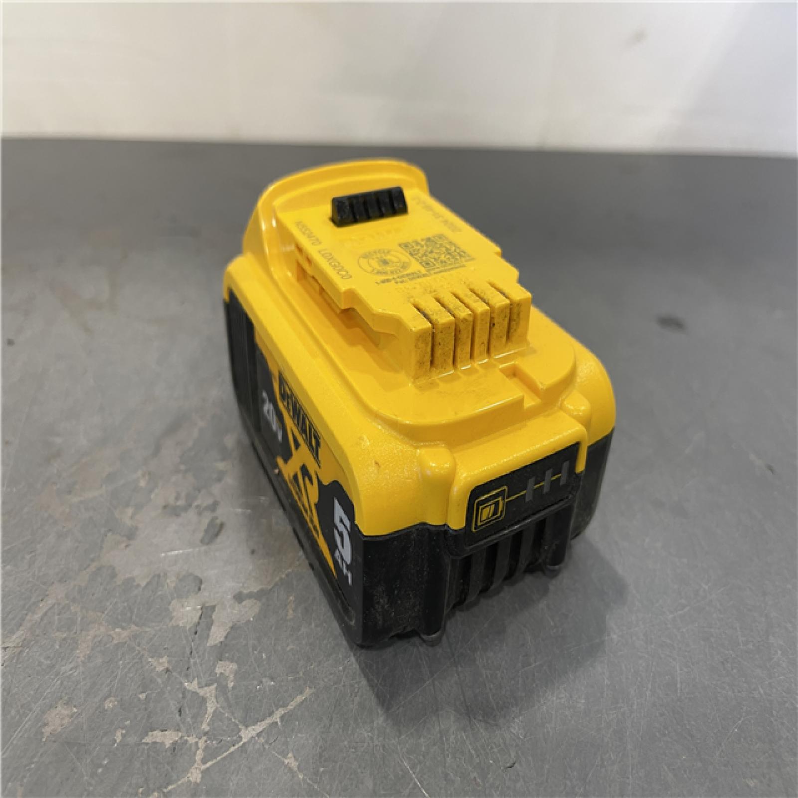 AS-IS - DEWALT 20-Volt Maximum XR 5.0 Ah Battery Pack and Charger