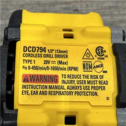 AS-IS DEWALT ATOMIC 20-Volt MAX Lithium-Ion Cordless Combo Kit