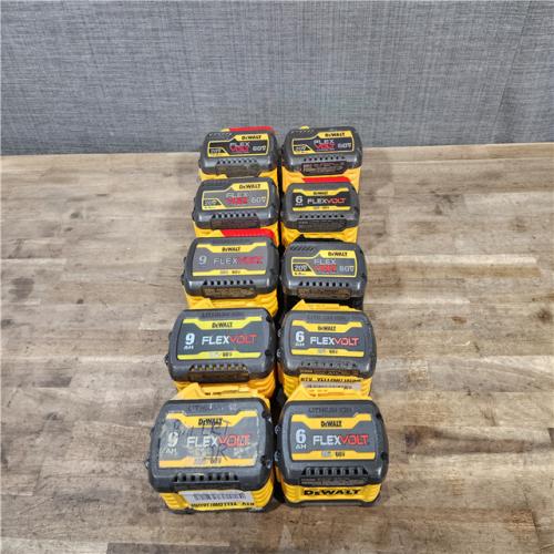 HOUSTON LOCATION - AS-IS DEWALT BATTERY PACK QTY - 10