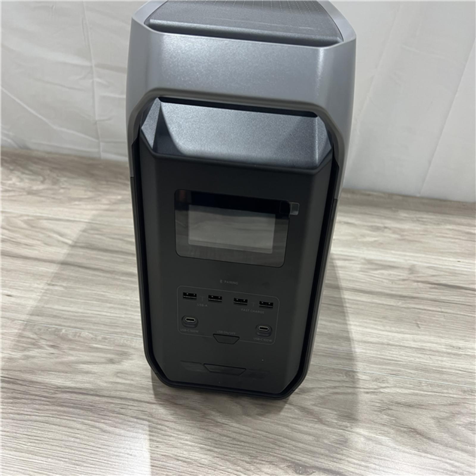 AS-IS EcoFlow Delta 3 1500 Portable Power Station in Dark Grey