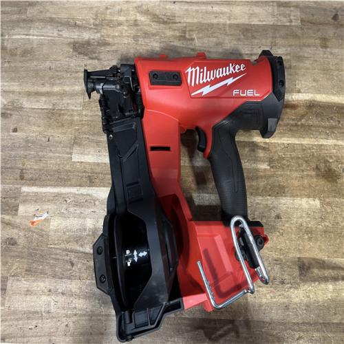 Houston Location AS-IS Milwaukee FUEL 18-Volt Lithium-Ion Brushless Cordless Coil Roofing Nailer (Tool Only)