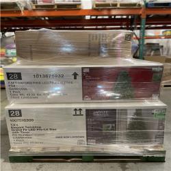 DALLAS LOCATION- AS-IS MIXED CHRISTMAS DECORATIONS & TREES PALLET