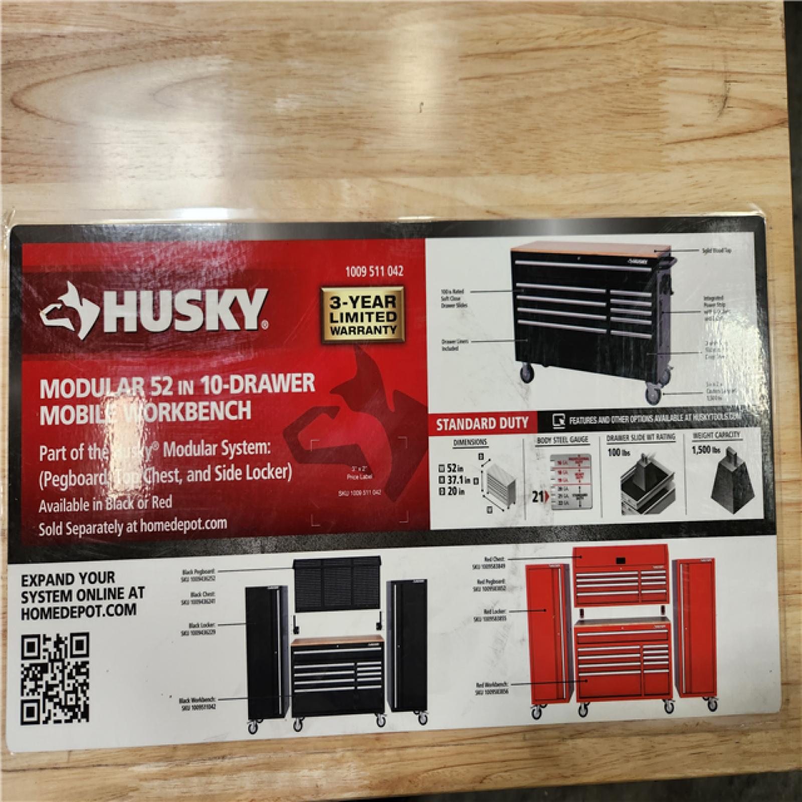 Modular Tool Storage 52 in. W Red Mobile Workbench Cabinet Modular Tool Storage 52 in. W Red Mobile Workbench Cabinet