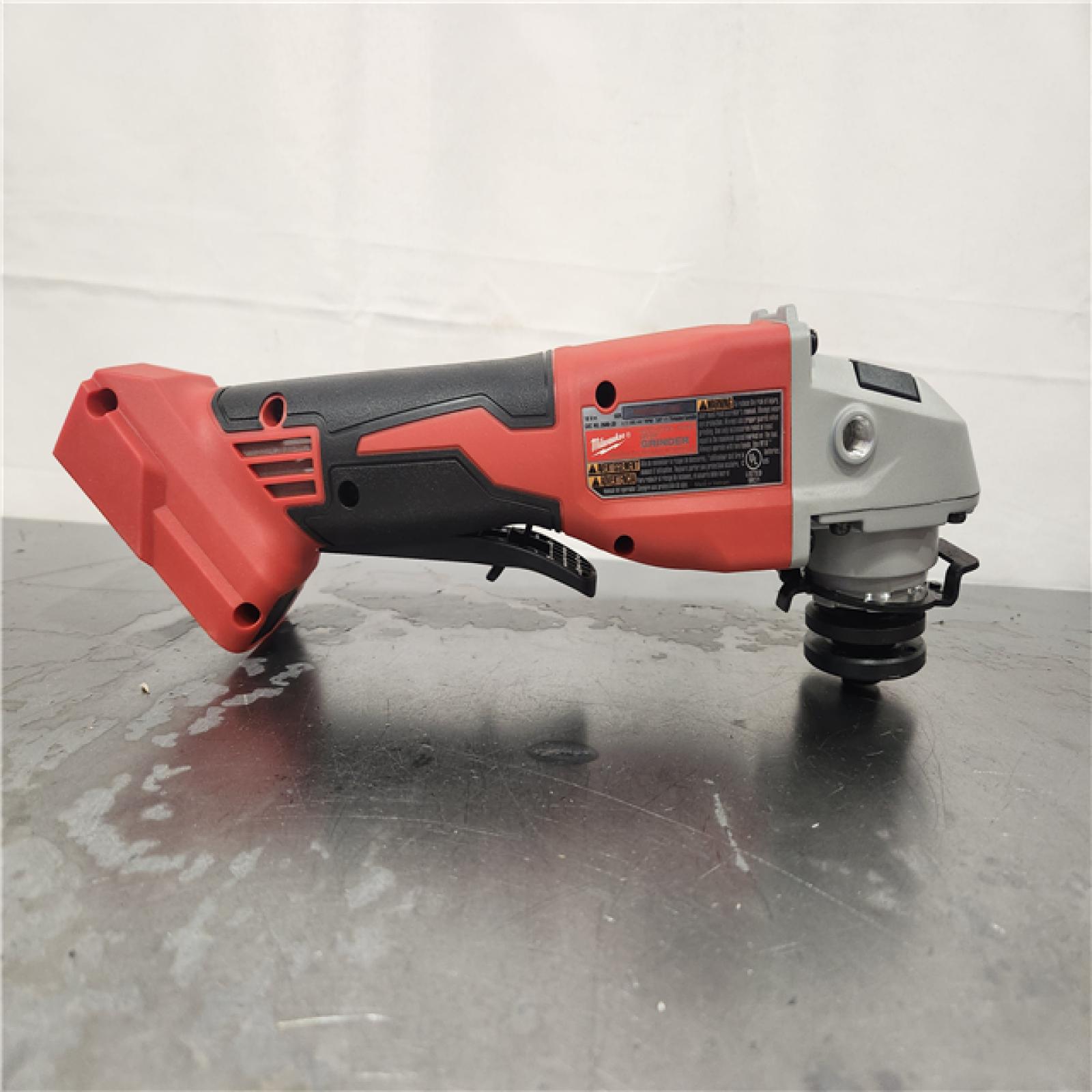 AS-IS- Milwaukee FUEL 18-Volt Lithium-Ion Brushless Cordless 4-1/2 in./6 in. Braking Grinder with Paddle Switch (Tool-Only)