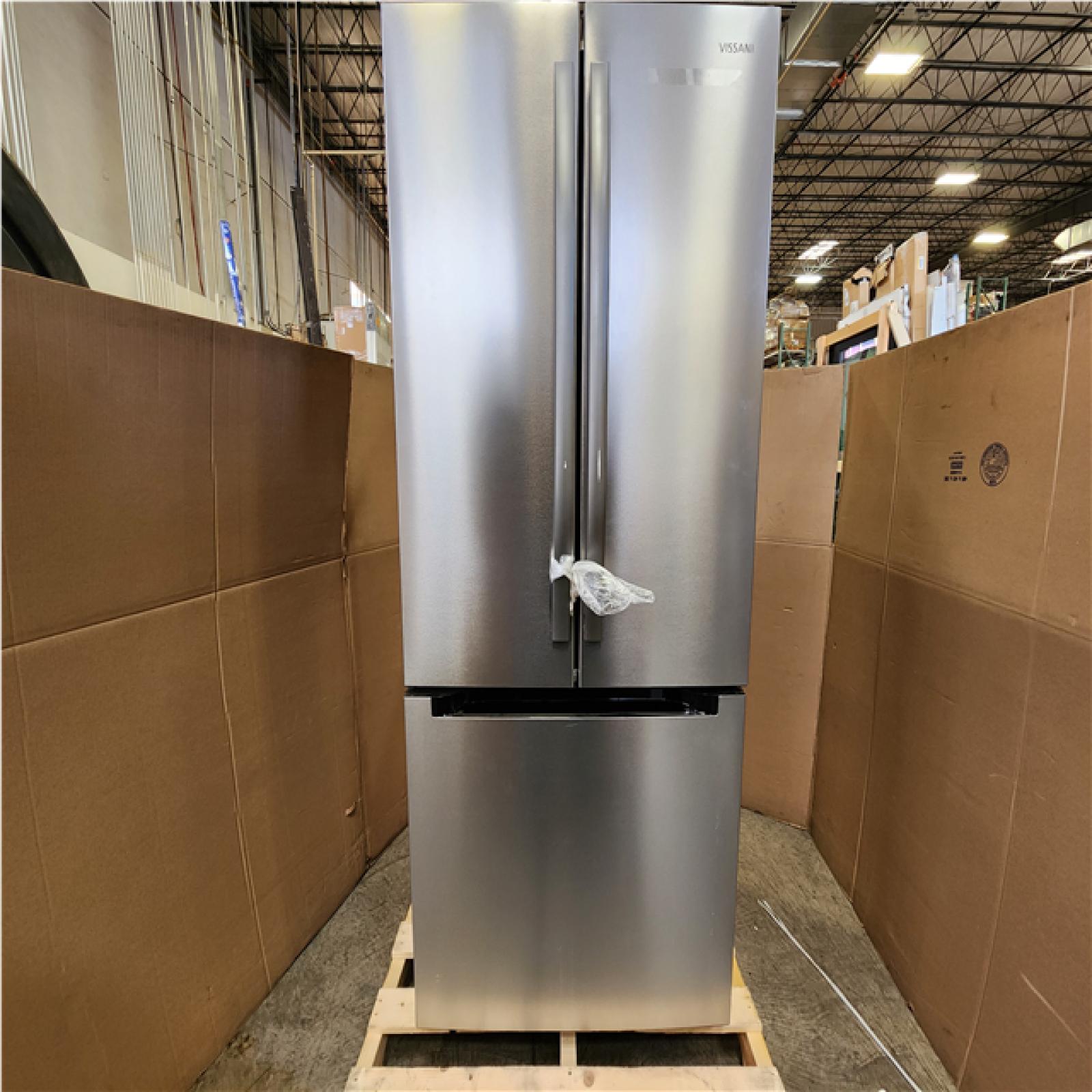 Phoenix NEW Vissani 30 in. 18.4 cu. ft. Standard-Depth French Door Bottom Freezer Refrigerator in Fingerprint Resistant Stainless Steel Look