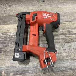 AS-IS Milwaukee FUEL 18-Volt Lithium-Ion Brushless Cordless 18-Gauge 1/4 in. Narrow Crown Stapler (Tool-Only)