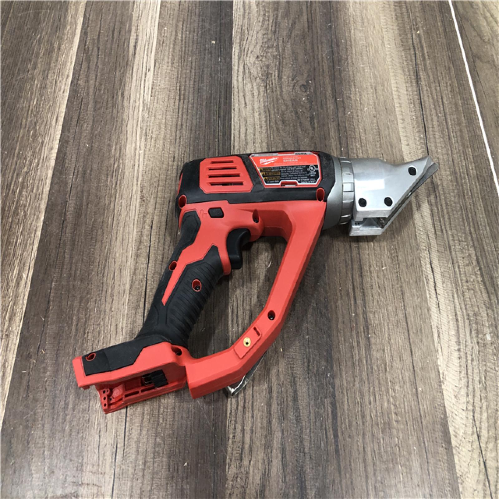 AS-IS Milwaukee 18-Volt Lithium-Ion Cordless 18-Gauge Double Cut Metal Shear (Tool-Only)