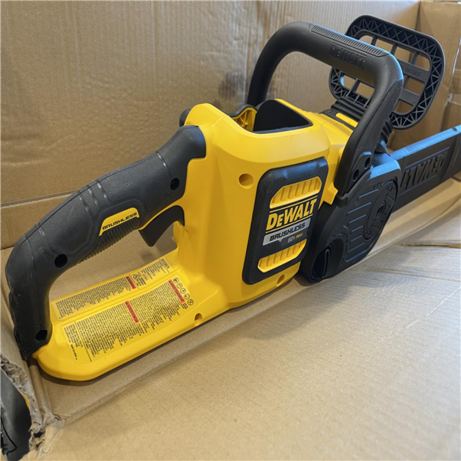 AS-IS - DEWALT FLEXVOLT 60V MAX Brushless Cordless 16 in. Chainsaw