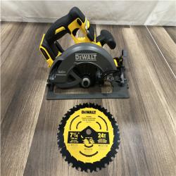 AS-IS DEWALT FLEXVOLT 60V MAX Cordless Brushless 7-1/4 in. Circular Saw with Brake (Tool Only)