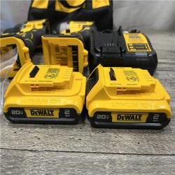 AS-IS DEWALT ATOMIC 20-Volt MAX Lithium-Ion Cordless Combo Kit