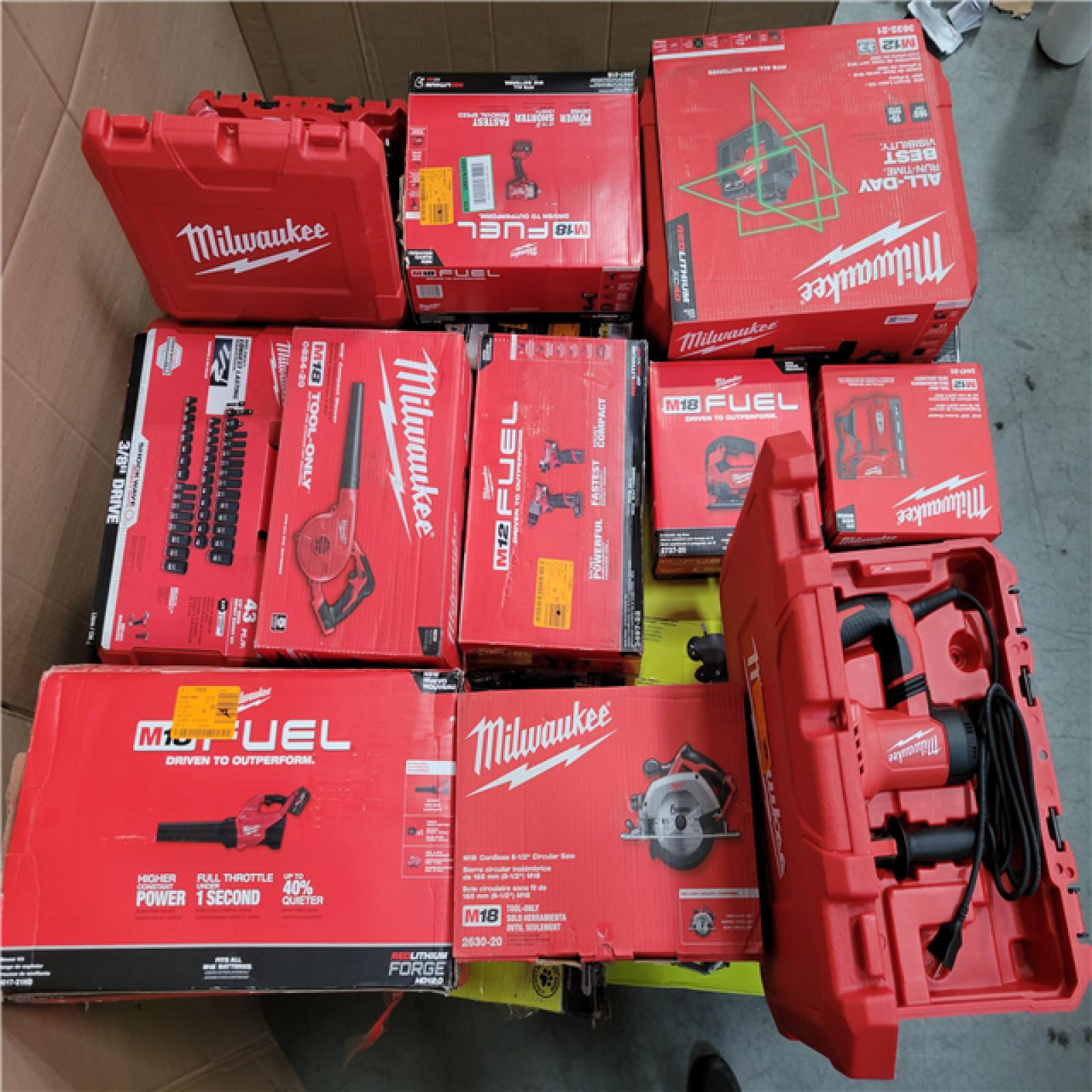 CALIFORNIA AS-IS TOOL PALLET