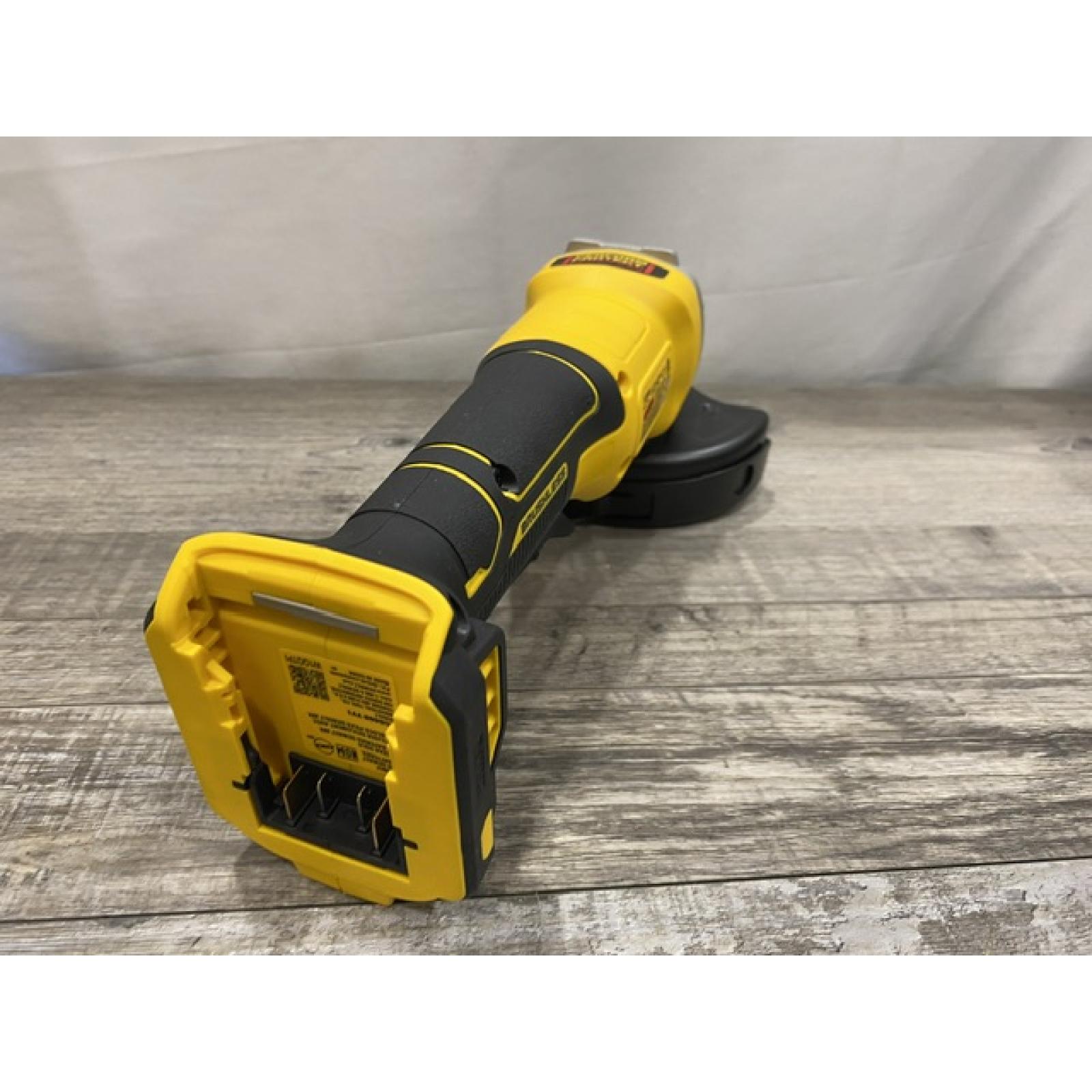AS-IS DEWALT 20V MAX Cordless Brushless 4-1/2 in. Angle Grinder with Paddle Switch (Tool Only)
