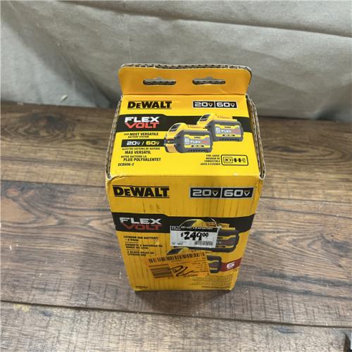 NEW DEWALT FLEXVOLT 20-Volt/60-Volt MAX Lithium-Ion 6.0Ah Battery Pack (2-Pack)