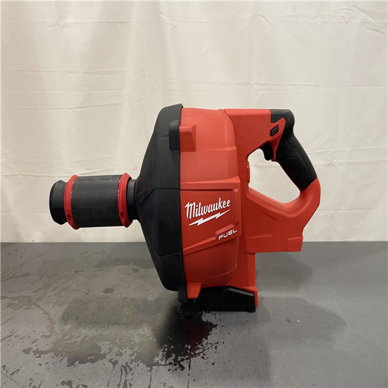 AS-IS- Milwaukee M18 FUEL Drain Snake with CABLE DRIVE Kit