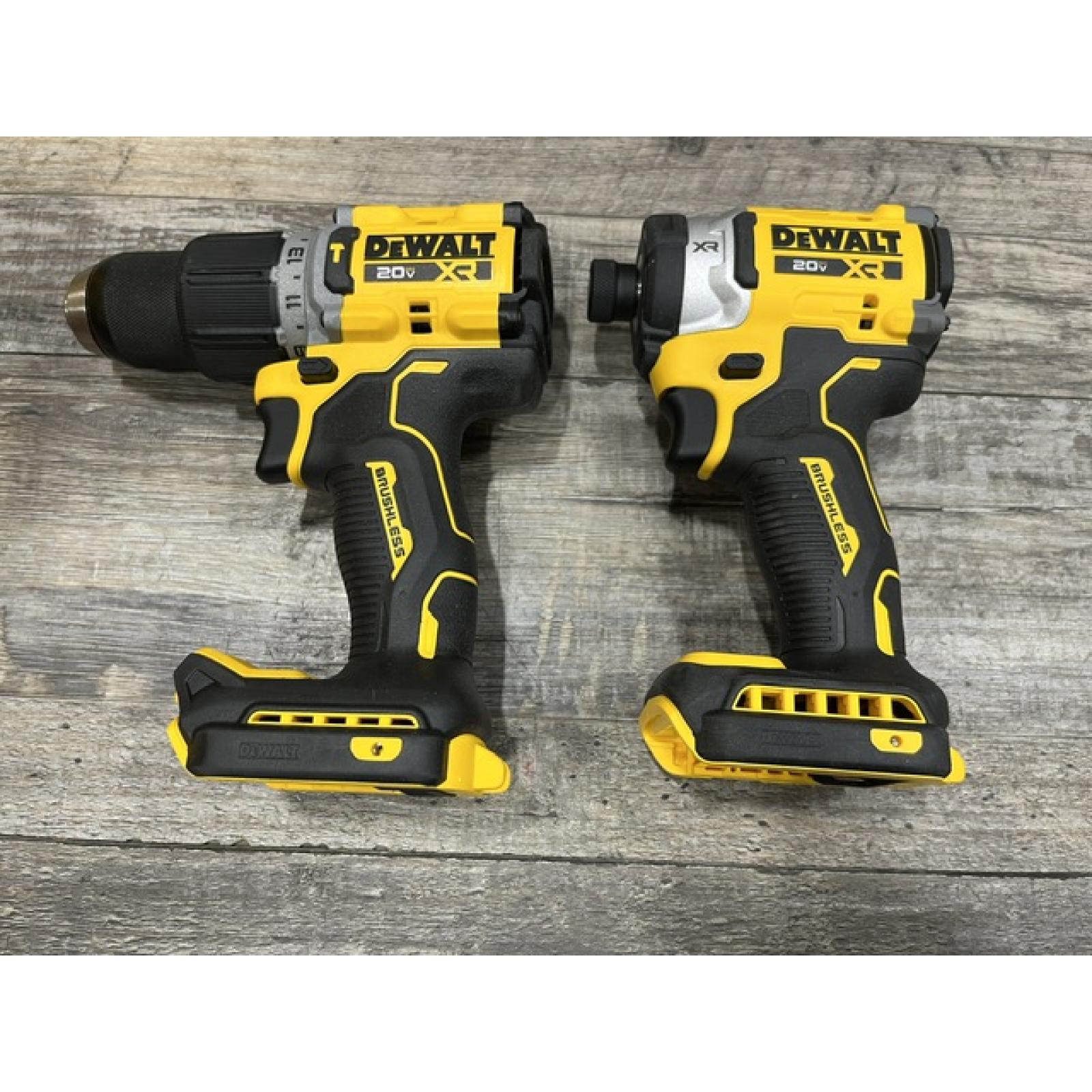 AS-IS DEWALT 20V XR Lithium-Ion Cordless 2-Tool Combo Kit