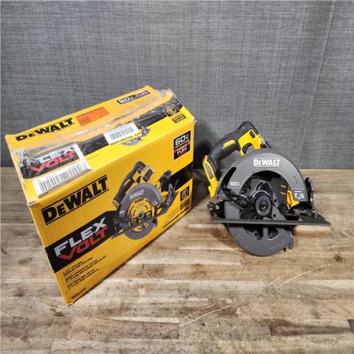 HOUSTON LOCATION - AS-IS DEWALT FLEXVOLT 60V MAX Cordless Brushless 7-1/4 in. Circular Saw with Brake (Tool Only)