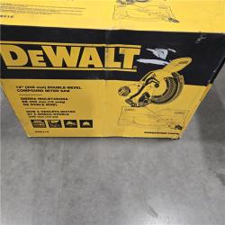 AS-IS DeWalt 15 Amp Corded 12 in. Compound Double Bevel Miter Saw