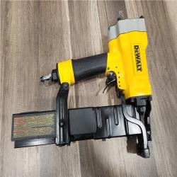 AS-IS  DEWALT Corded Pneumatic 16-Gauge 1 in. Crown Lathing Stapler