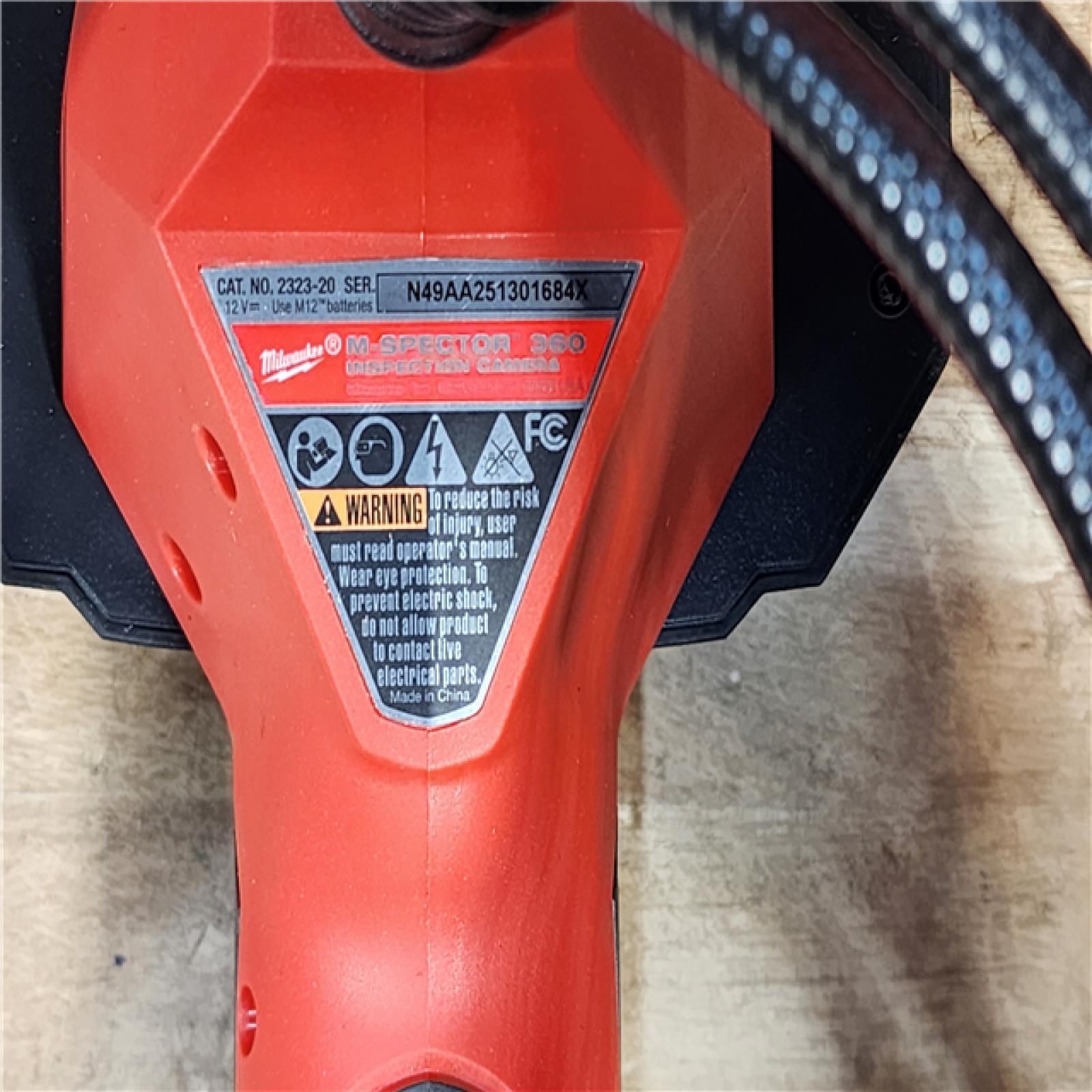 HOUSTON LOCATION - AS-IS Milwaukee 12V Lithium-Ion Cordless M-SPECTOR 360-Degree 4 ft. Inspection Camera Kit