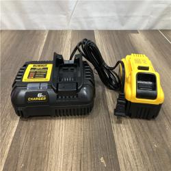 AS-IS DEWALT 20V MAX Lithium-Ion 6.0 Ah Battery and Charger