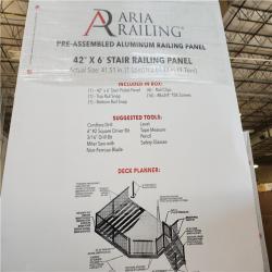 Phoenix NEW Aria Railing Panel (42x6') 11 Boxes & Aluminum Post Kit (3 in. x 3 in. x 48 in) 15 Boxes