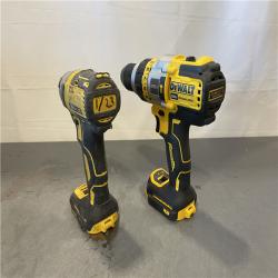 AS-IS - DEWALT 20V MAX Cordless Brushless Hammer Drill/Driver 2 Tool Combo Kit