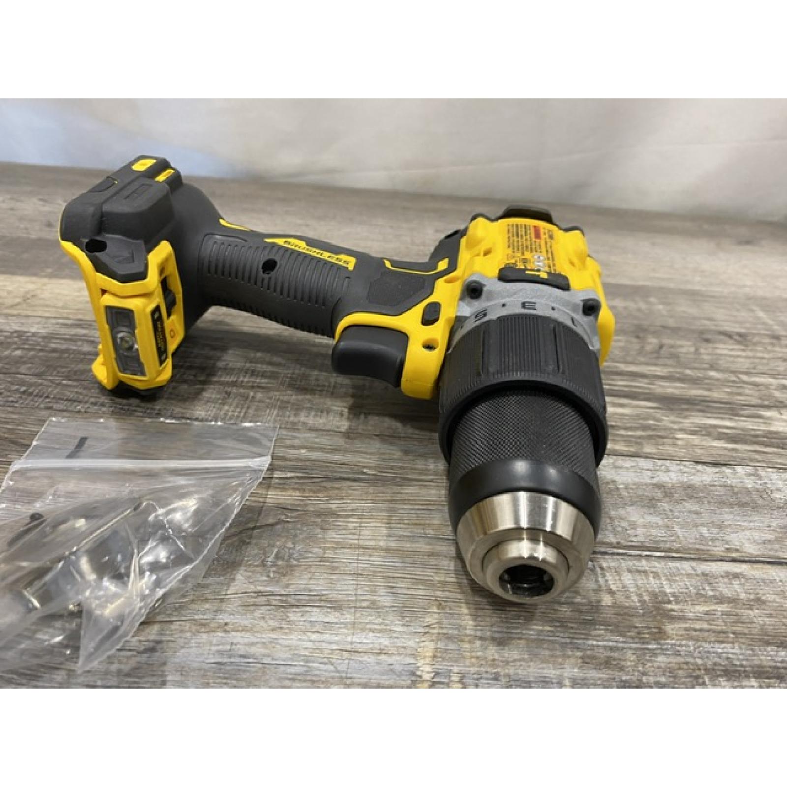AS-IS DEWALT 20V XR Brushless Cordless 1/2 in. Hammer Drill (Tool-Only)