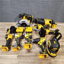 HOUSTON LOCATION - AS - IS 20V MAX Lithium-Ion Cordless 9-Tool Combo Kit with 5.0 Ah Battery and Charger
