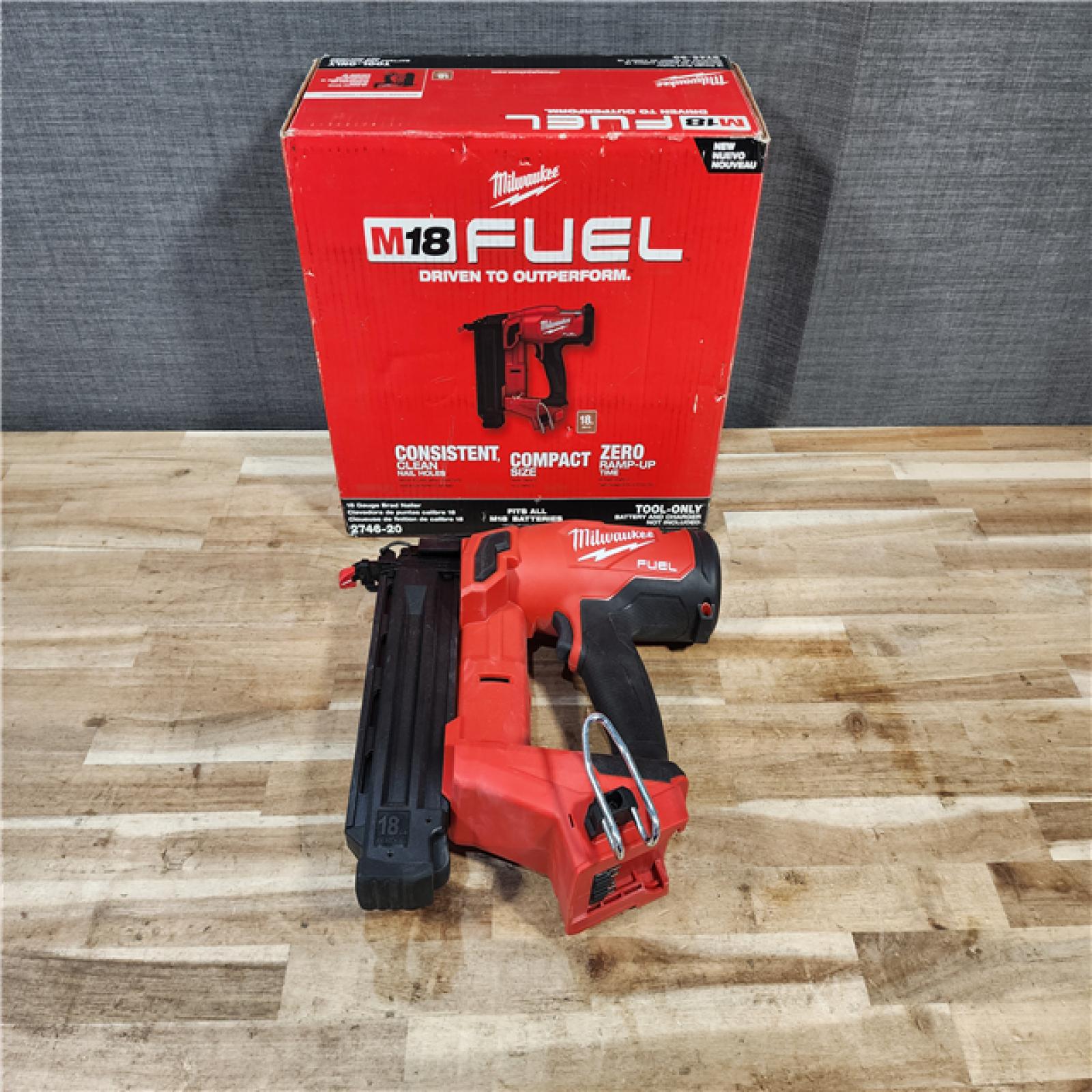 HOUSTON LOCATION - AS-IS Milwaukee FUEL 18-Volt Lithium-Ion Brushless Cordless Gen II 18-Gauge Brad Nailer (Tool-Only)