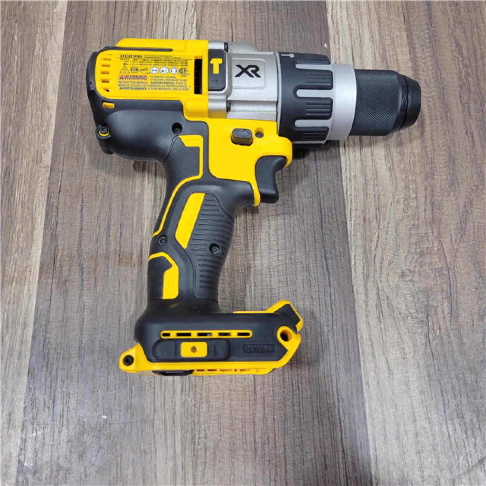 AS-IS DEWALT 20V XR Lithium-Ion Cordless Hammer Drill Kit with 8.0 Ah Battery, Charger and Kit Bag
