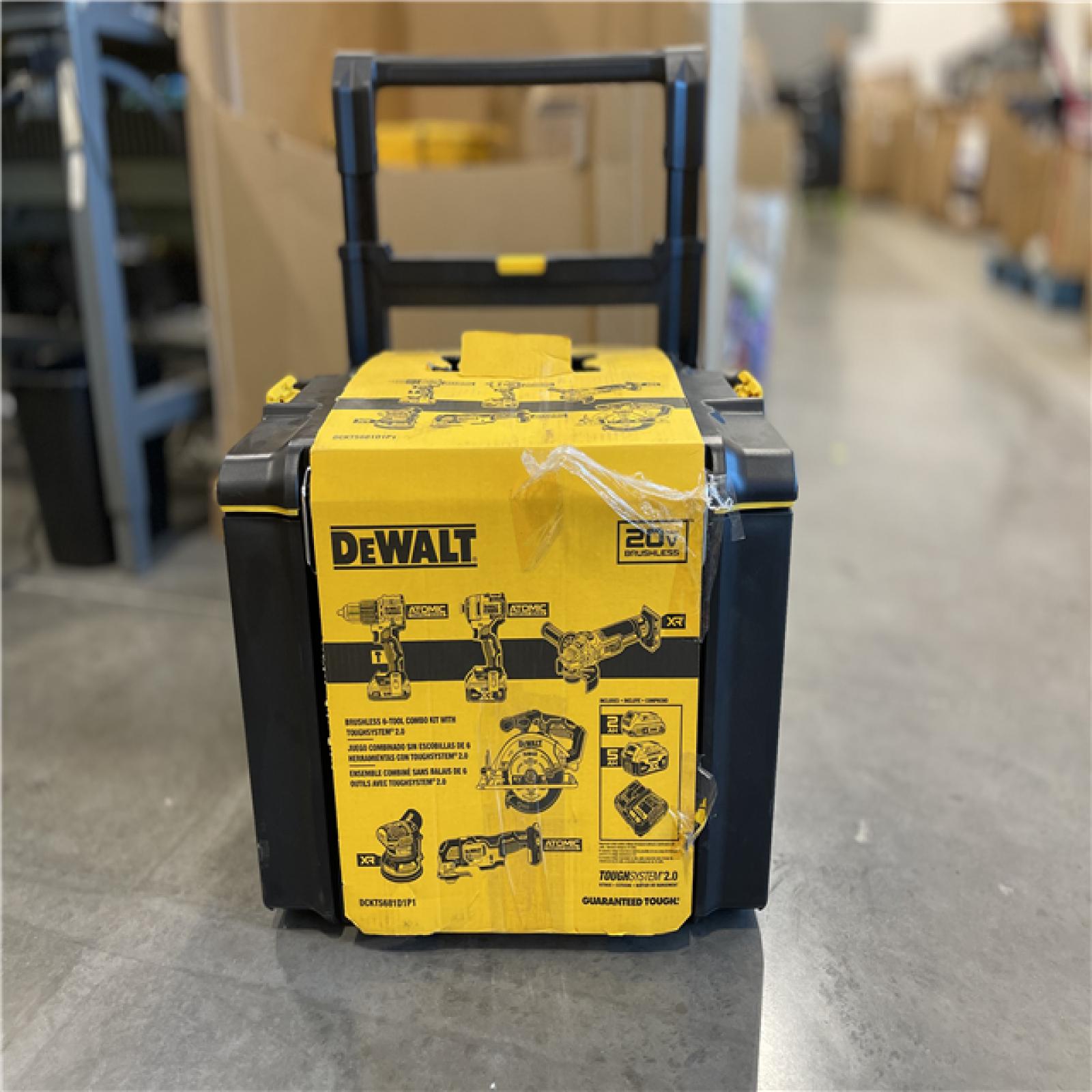 AS-IS - DEWALT 20-Volt MAX ToughSystem Lithium-Ion 6-Tool Cordless Combo Kit