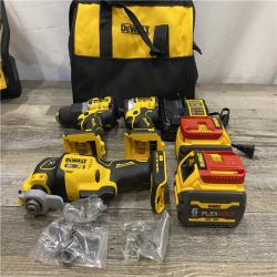 AS-IS DEWALT 20V MAX Lithium-Ion Cordless 3-Tool Combo Kit