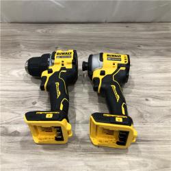 AS-IS Dewalt DCK225D2 20V MAX ATOMIC Compact Cordless Drill Driver and Impact Driver Combo Kit