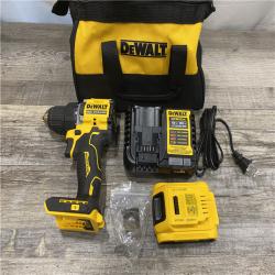 AS-IS DEWALT Atomic 20V Lithium-Ion Cordless Compact 1/2 in. Drill/Driver Kit