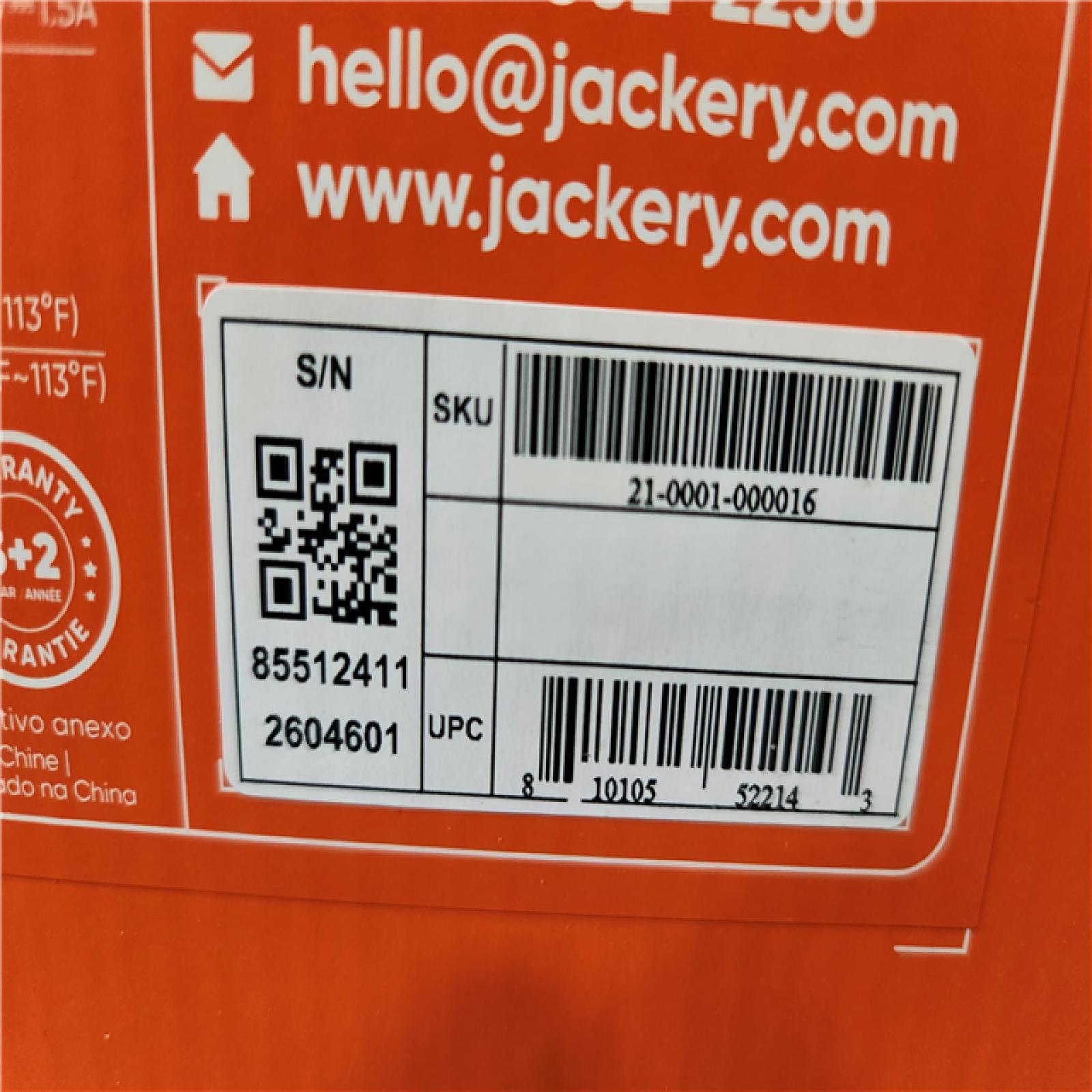 Phoenix Location NEW Jackery Solar Generator Explorer 2000 Plus 2042.8Wh/ 3000W Model No. Je-2000C