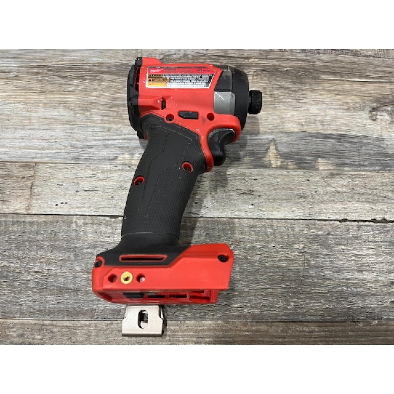 AS-IS Milwaukee FUEL 18V Lithium-Ion Brushless Cordless 1/4 in. Hex Impact Driver Kit