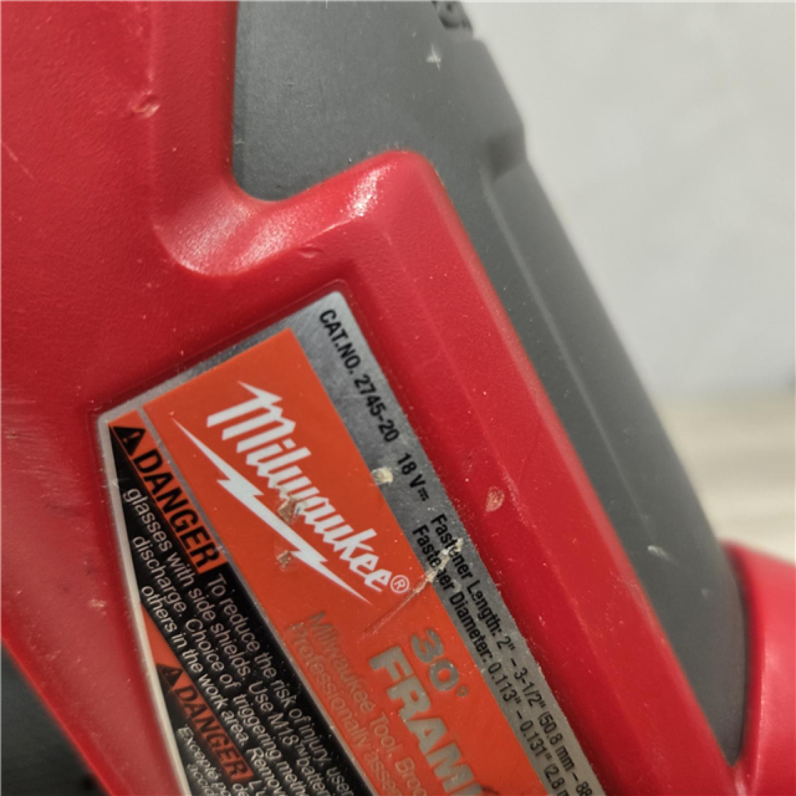 AS-IS Milwaukee M18 FUEL 30 Degree Framing Nailer (TOOL ONLY)