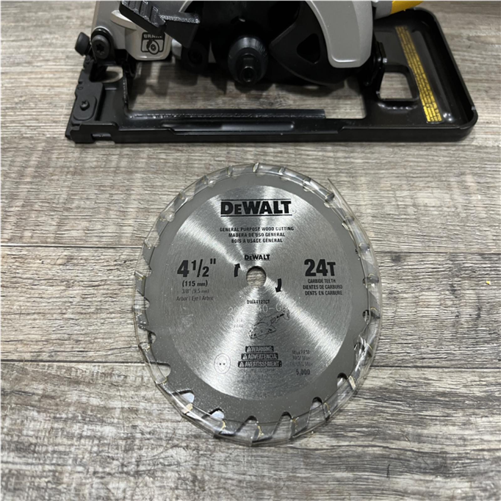 AS-IS DEWALT ATOMIC 20V MAX Cordless Brushless 4-1/2 in. Circular Saw (Tool Only)