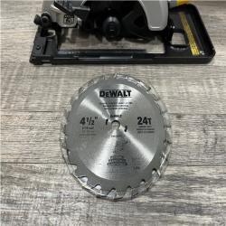 AS-IS DEWALT ATOMIC 20V MAX Cordless Brushless 4-1/2 in. Circular Saw (Tool Only)