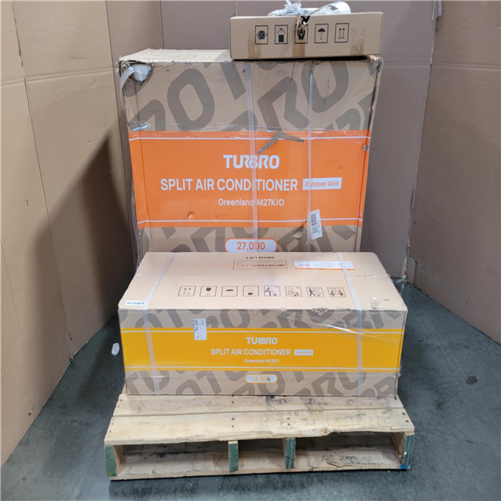 California AS-IS Turbro Split Air Conditioner (Damaged Boxes)