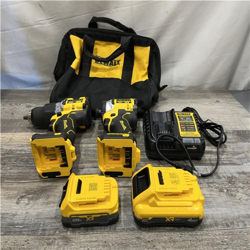 AS-IS DEWALT 20V XR Lithium-Ion Cordless 2-Tool Combo Kit