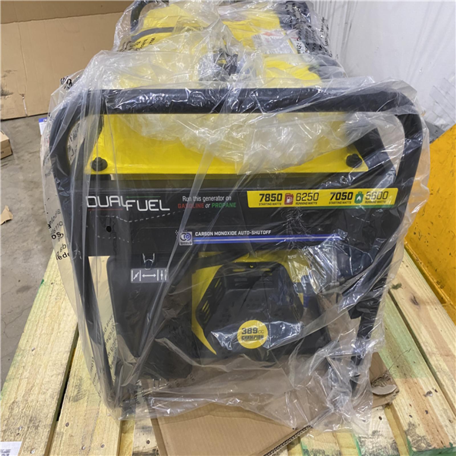 Houston Location AS IS - Champion 7850 Starting Watt Shield generator